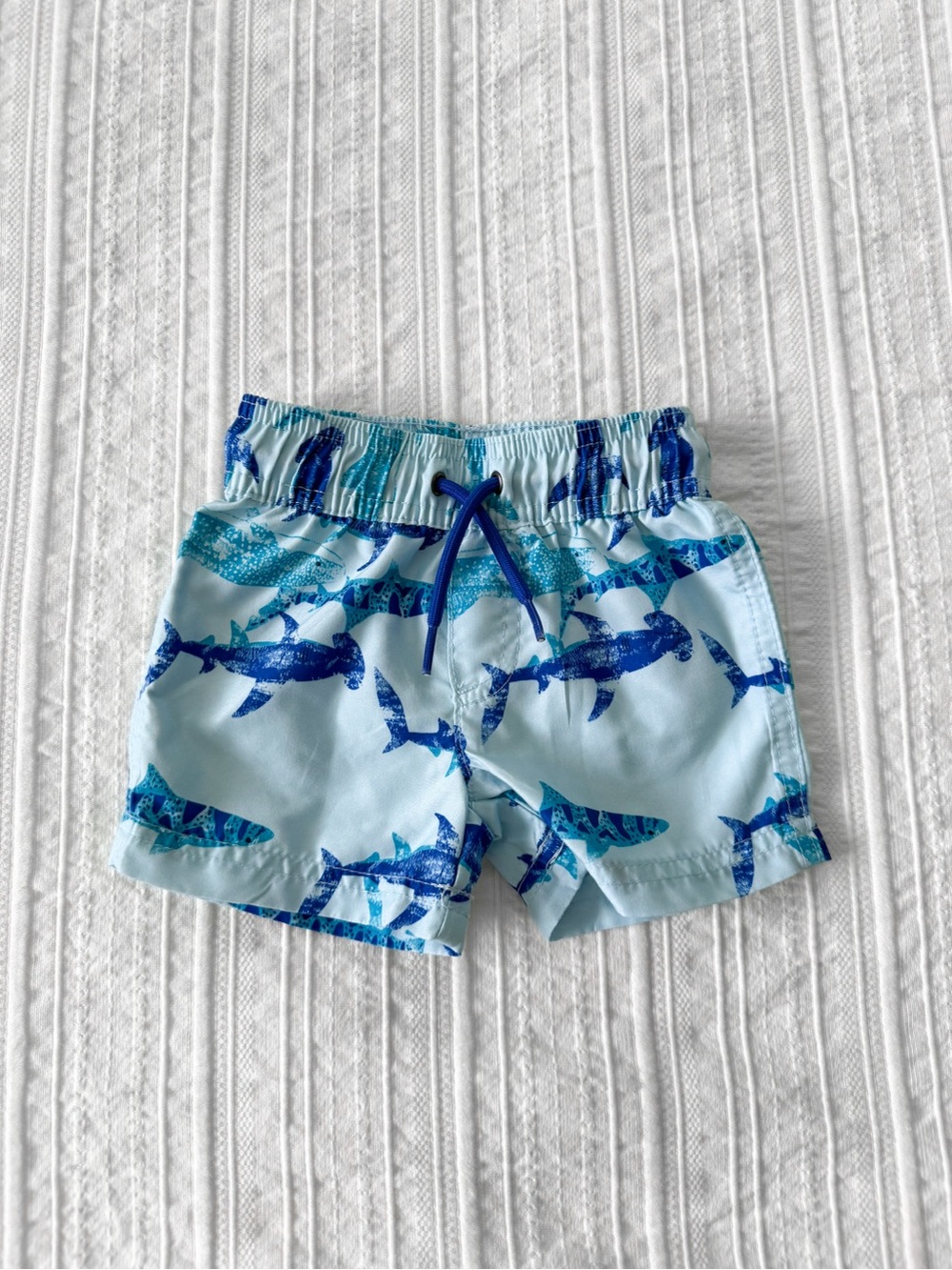 Carter’s Baby Boy Shark Print Swim Trunks Light Blue 6M